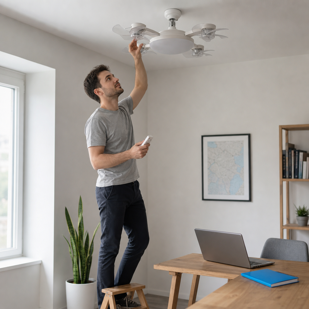 Luminexis LED Drone Ceiling Fan Light
