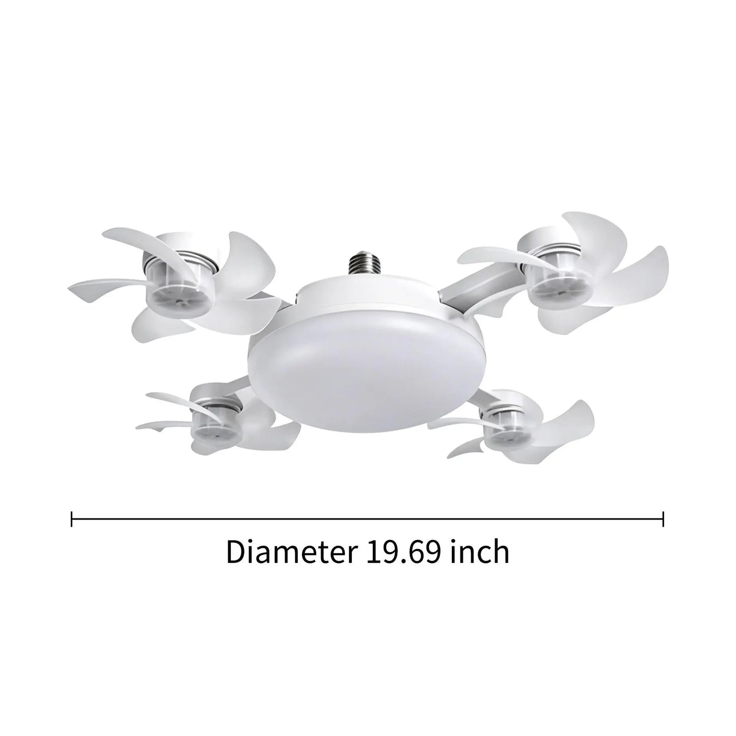 Experience Ultimate Comfort with the MREGB 2026 E27 Socket Ceiling Fan Light - A Stylish 2-In-1 Silent LED Fan and Remote-Controlled Lighting Solution for Your Home