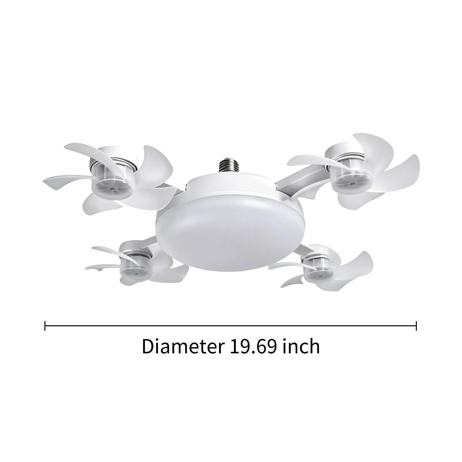 Experience Ultimate Comfort with the MREGB 2026 E27 Socket Ceiling Fan Light - A Stylish 2-In-1 Silent LED Fan and Remote-Controlled Lighting Solution for Your Home