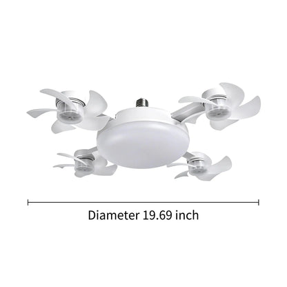 Experience Ultimate Comfort with the MREGB 2026 E27 Socket Ceiling Fan Light - A Stylish 2-In-1 Silent LED Fan and Remote-Controlled Lighting Solution for Your Home