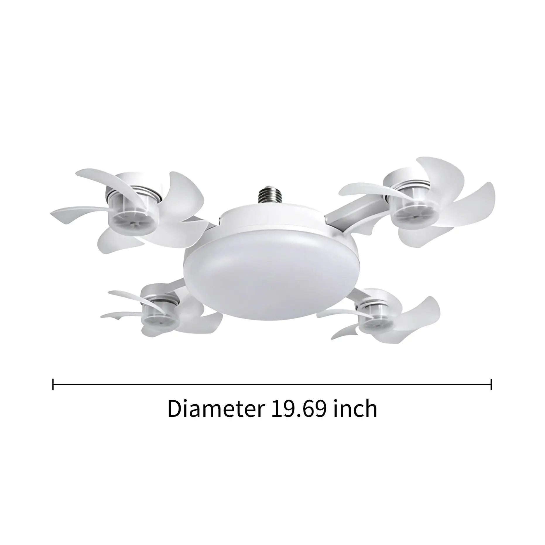Experience Ultimate Comfort with the MREGB 2026 E27 Socket Ceiling Fan Light - A Stylish 2-In-1 Silent LED Fan and Remote-Controlled Lighting Solution for Your Home