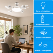 2-in-1 LED Ceiling Fan Light