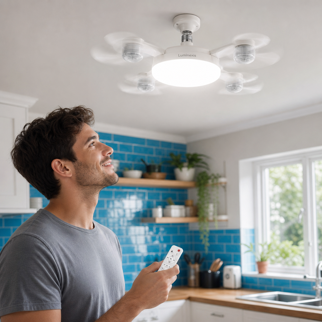 Luminexis LED Drone Ceiling Fan Light