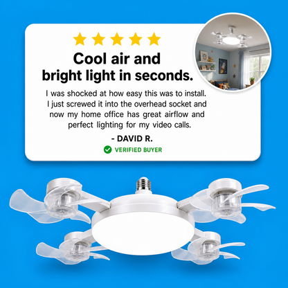 Luminexis LED Drone Ceiling Fan Light