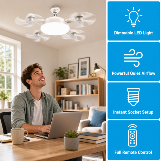 Luminexis LED Drone Ceiling Fan Light